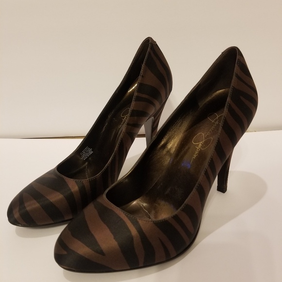 jessica simpson zebra shoes